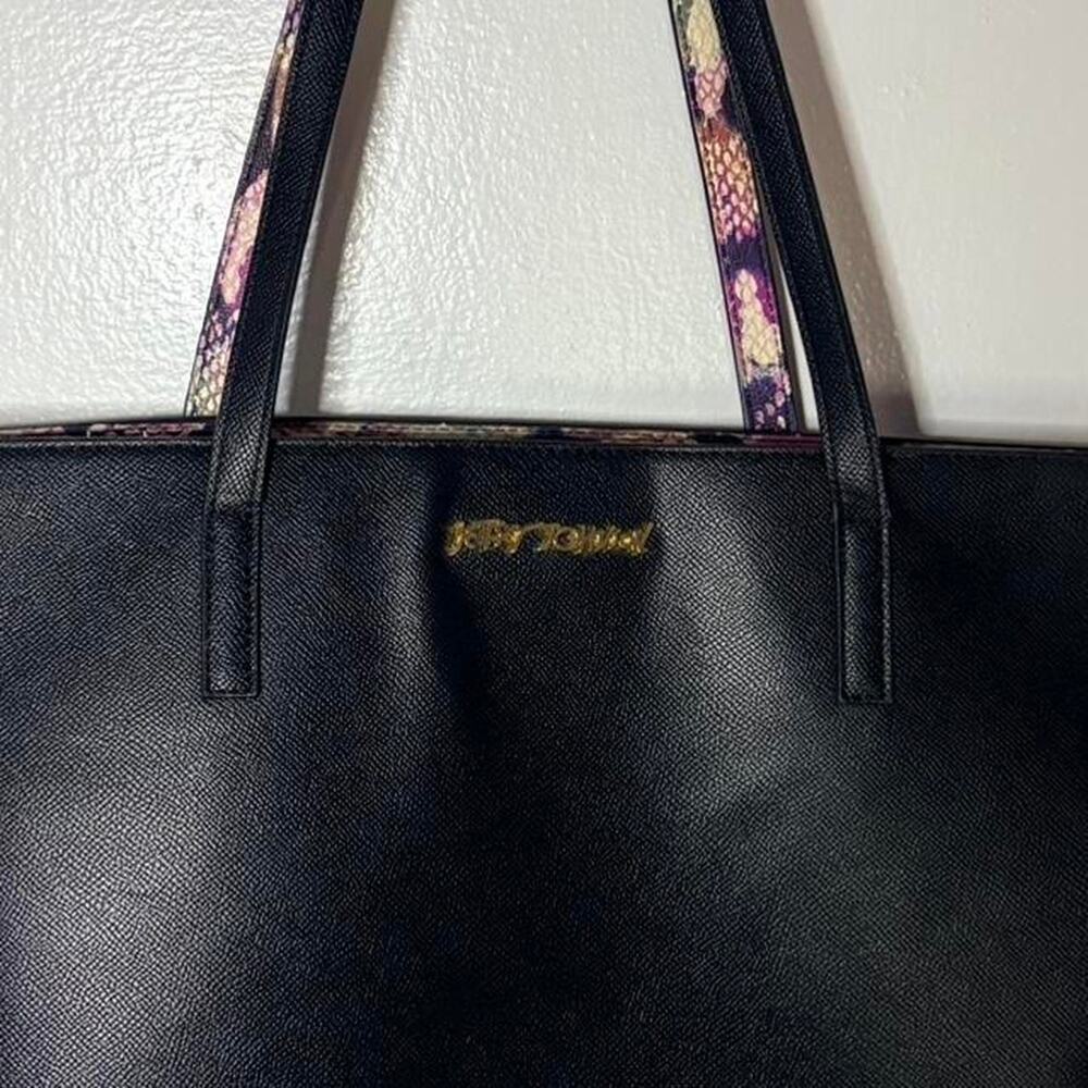 Betsey johnson black tote bag - Picture 2 of 8